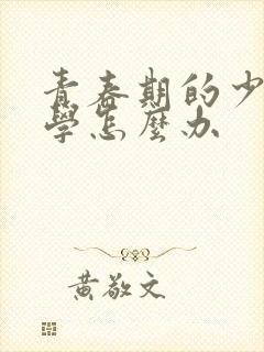 青春期的少年厌学怎么办