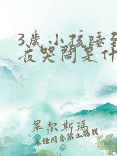 3岁小孩睡到半夜哭闹是什么原因