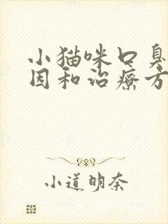 小猫咪口臭的原因和治疗方法