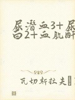 尿潜血3+尿蛋白2+血肌酐正常