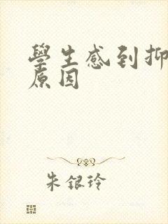 学生感到抑郁的原因