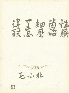 得了细菌性阴炎该怎么治疗好