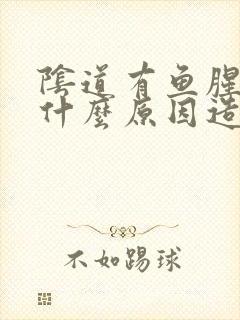 阴道有鱼腥味是什么原因造成的