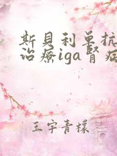 斯贝利单抗可以治疗iga肾病吗