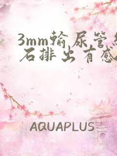 3mm输尿管结石排出有感觉吗