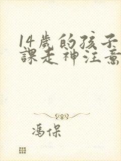 14岁的孩子上课走神注意力不集中训练书籍