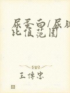 尿蛋白/尿肌酐比值范围