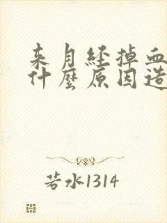 来月经掉血块是什么原因造成的