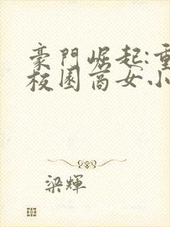 豪门崛起:重生校园商女小说