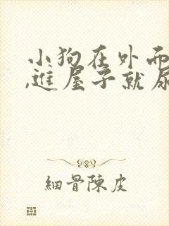 小狗在外面不尿,进屋子就尿