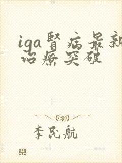 iga肾病最新治疗突破