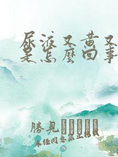 尿液又黄又浑浊是怎么回事