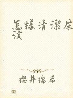 怎样清洁床垫尿渍