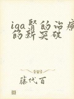 iga肾的治疗的新突破