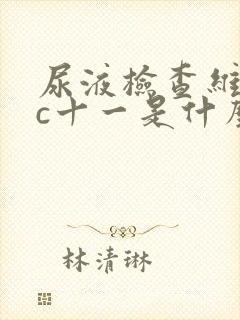 尿液检查维生素c十一是什么意思