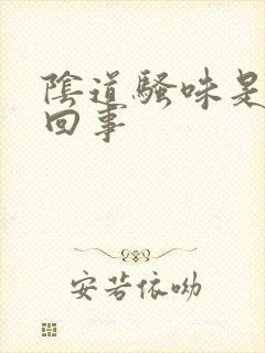 阴道骚味是怎么回事