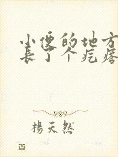 小便的地方里面长了个疙瘩怎么办