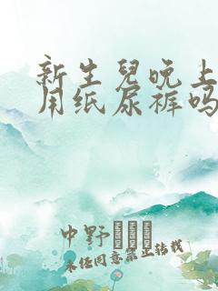 新生儿晚上可以用纸尿裤吗