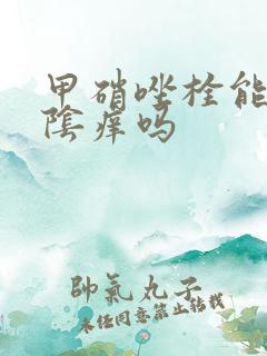 甲硝唑栓能治外阴痒吗