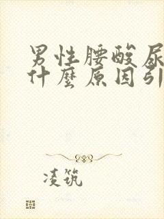 男性腰酸尿血是什么原因引起的