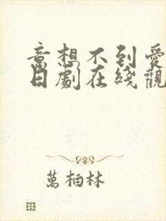 意想不到爱上他日剧在线观看