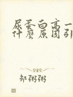 尿蛋白高一般是什么原因引起的?