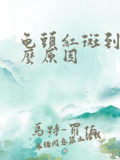 龟头红斑到底什么原因