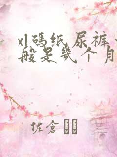 xl码纸尿裤一般是几个月宝宝穿