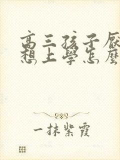 高三孩子厌学不想上学怎么办呢