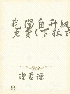 我独自升级漫画免费(下拉式)在线