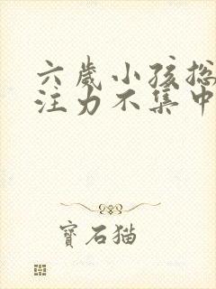 六岁小孩总是专注力不集中怎么办