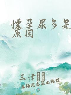 怀孕尿多是什么原因