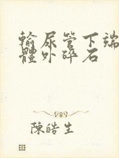 输尿管下端结石体外碎石