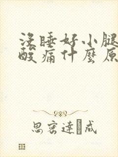 没睡好小腿肌肉酸痛什么原因