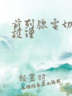 前列腺电切术后护理