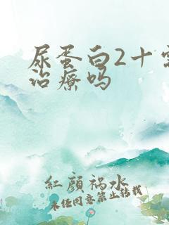 尿蛋白2十需要治疗吗