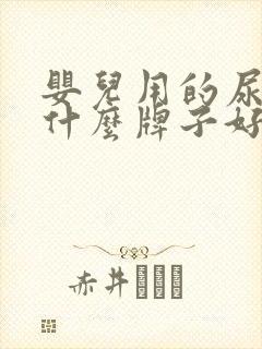 婴儿用的尿不湿什么牌子好用