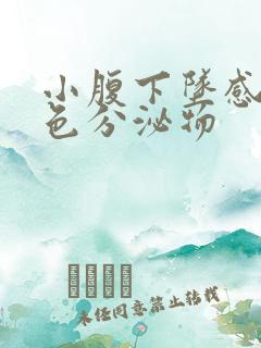 小腹下坠感有褐色分泌物