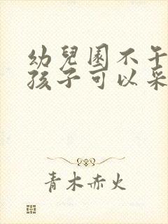 幼儿园不午睡的孩子可以采取什么办法