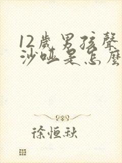 12岁男孩声音沙哑是怎么回事