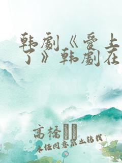 韩剧《爱上老板了》韩剧在线观看