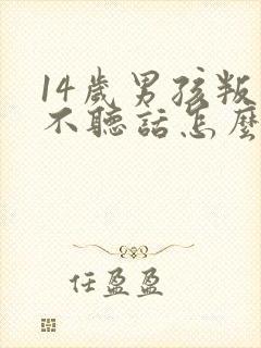 14岁男孩叛逆不听话怎么办