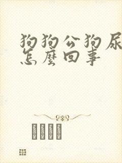 狗狗公狗尿血是怎么回事