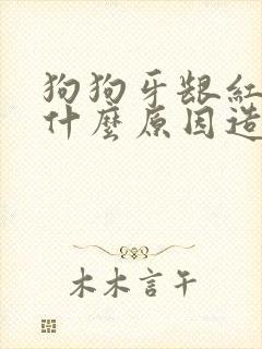 狗狗牙龈红肿是什么原因造成的