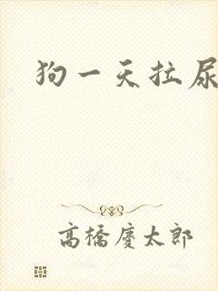 狗一天拉尿几次