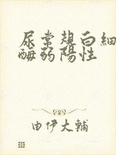 尿常规白细胞酯酶弱阳性