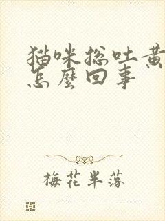 猫咪总吐黄水是怎么回事