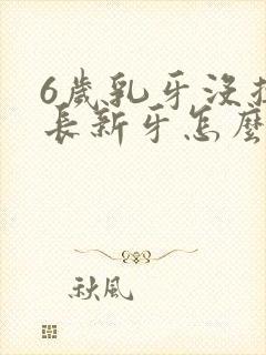 6岁乳牙没掉又长新牙怎么办