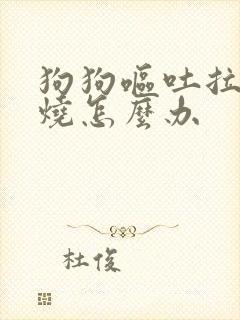 狗狗呕吐拉稀发烧怎么办