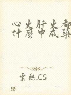 心火肝火都旺吃什么中成药